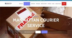 Desktop Screenshot of manhattancourierservice.com